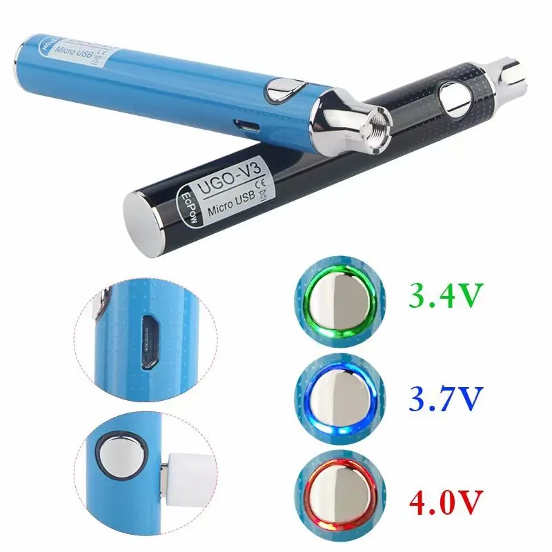  8 видов цветов новый дизайн CBD Preheat UGO V3 EGO EVOD 510 электронная сигарета с