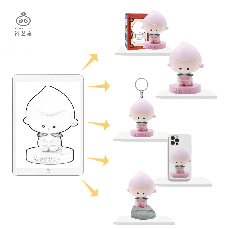 JYT 016 High Quality OEM Custom Made Polyresin Action Figures Animal and Anime Resin Models for Boys