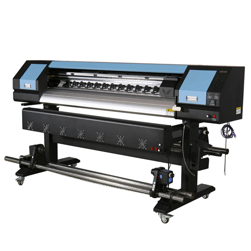 1.6m digital eco solvent printer DX5/DX7/XP600 print head canvas wallpaper inkjet plotter from guangzhou