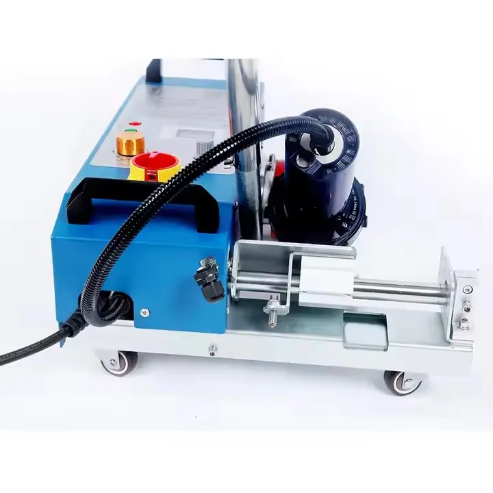 3400W Welding Confidential Film Or Aluminum Foil Uniformly Coated Polyethylene Covered Belt Lap Welding PVC Liner Automatic