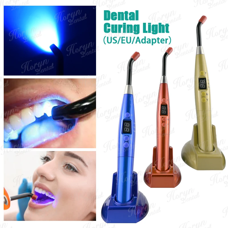 High Power Cordless Rainbow LED Dental Curing Light Composite Light Cure Unit Price