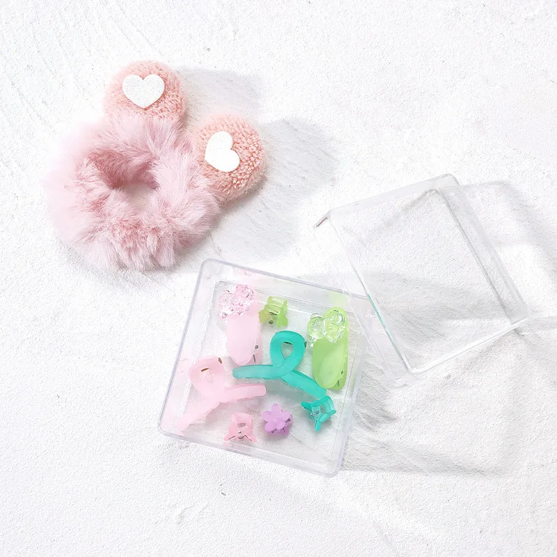 Factory Direct Cute High Quality Colorful Hair Ties Towel Girls Scrunchies Hair Accessories Set for Kids