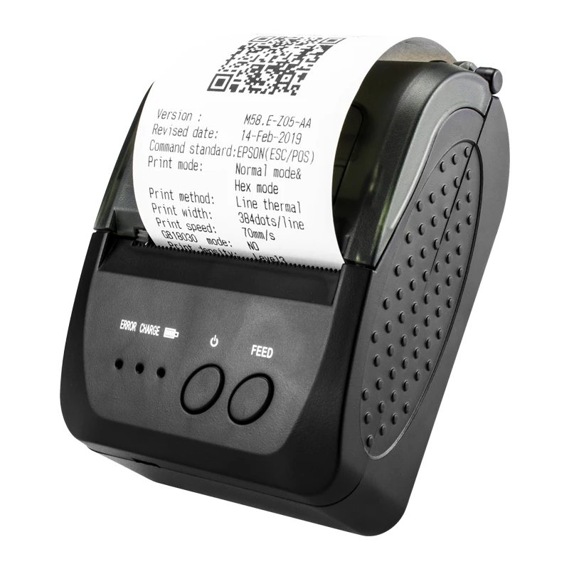 Mini Portable 58mm Thermal Receipt Printer Support Android /IOS impresora de recibos