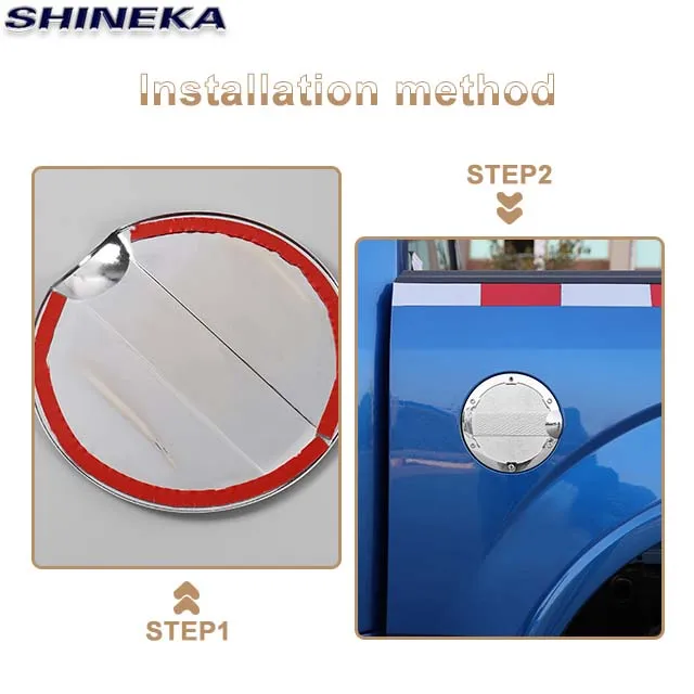 ABS Fuel Door Tank Cover Gas Tank Cover Car Accessories For Ford F150 2015-2020