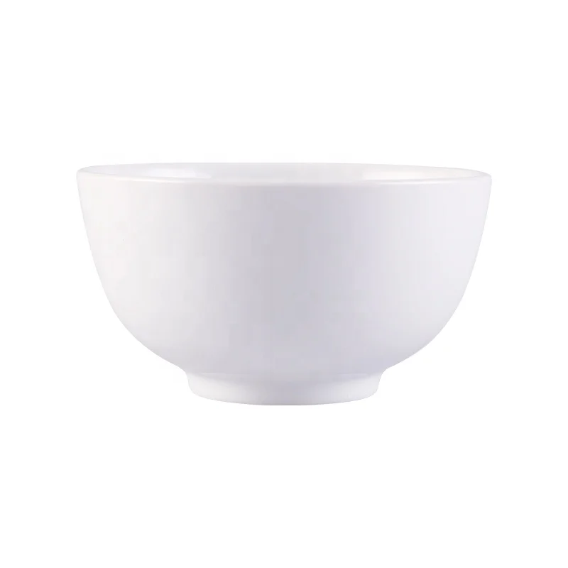 
Wholesale restaurant white ceramic rice bowl sets of dinnerware 