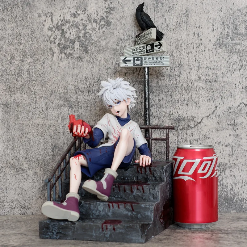 Anime GK Figure HUNTER x HUNTER Killua Zoldyck Character Model Toy Ornament Anime Action Figure