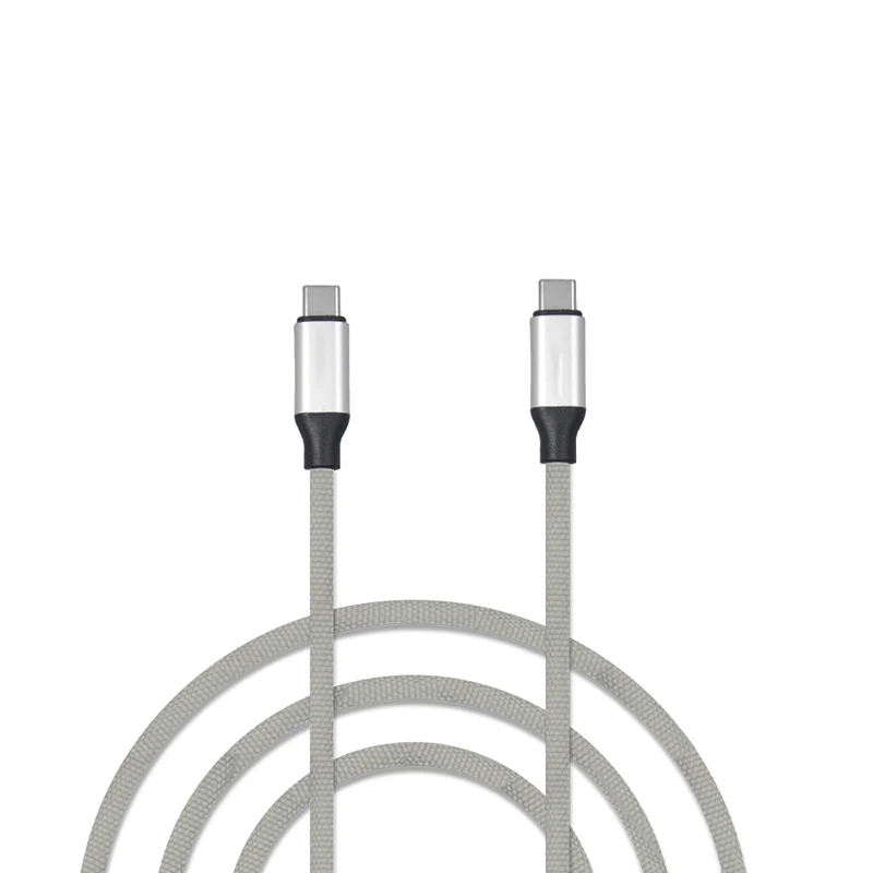 Woven Braided Data Sync  USB IF Certified USB-C to USB-C Rapid Charging Cable