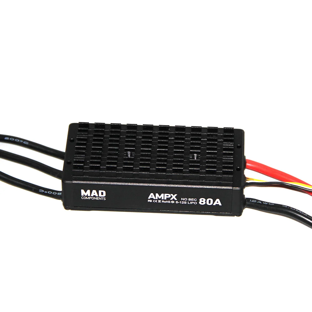 MAD AMPX HV80A 12S ESC Квадрокоптер RC PWM DC контроллер скорости двигателя для дрона