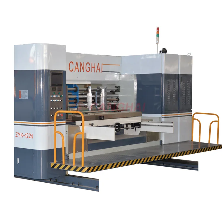 Newest cardboard box Flexo printing Printer Slotter Die Cutting Machine  for pizza box