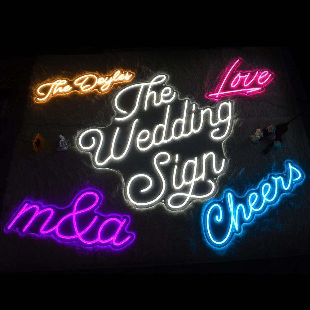 Numbers Anime Words China Wings Will You Marry Me Logo Acrylic Lettering Letreros Lights Happy Birthday Led Custom Neon Sign