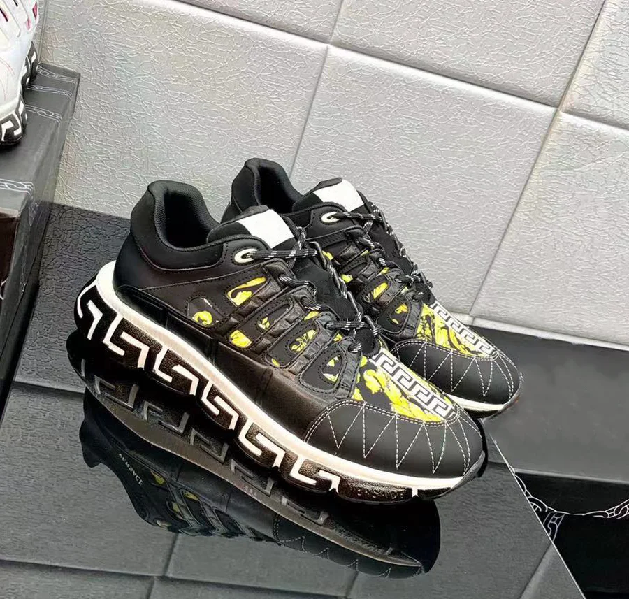 2024 NEW HHGH Wholesale Top High Wedge Luxury Trainers Designer logo Women Sneakers and Men Running Shoes Brand Sport Sneakers