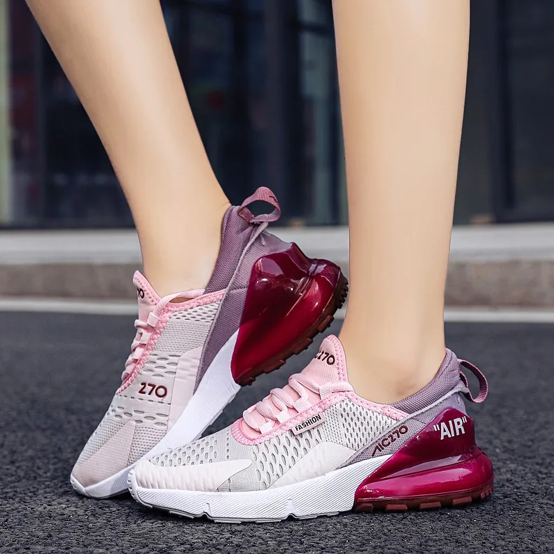 
Shock-absorbing air cushion sneakers women 270 running shoe 
