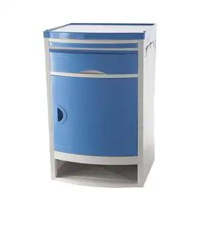 Medical Furniture Plastic ABS Movable Bedside table Hospital