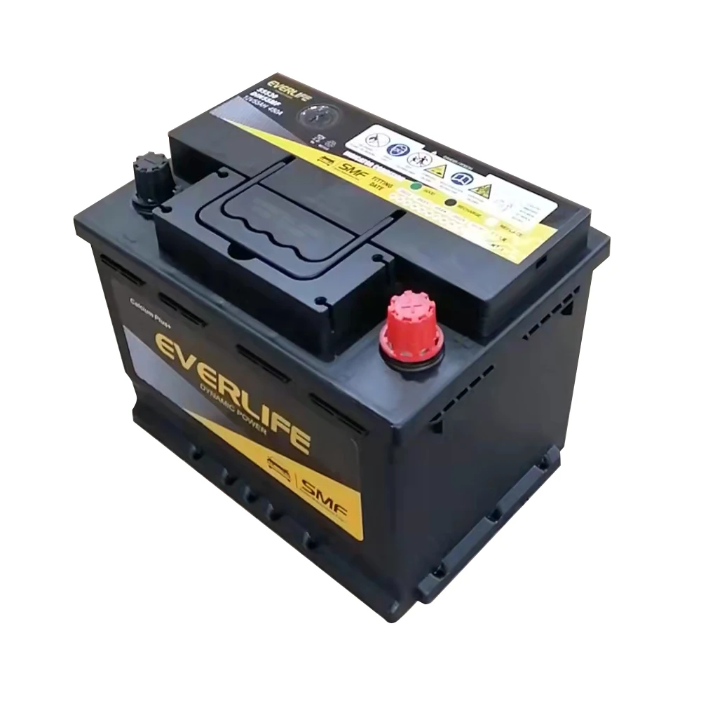 Maintenance-free DIN standard lead-acid battery DIN55 55ah  starter battery car battery