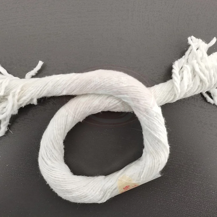 fireproof fabric glass fiber stainless steel reinforced ceramic fiber cloth yarn tape rope for furnace seal