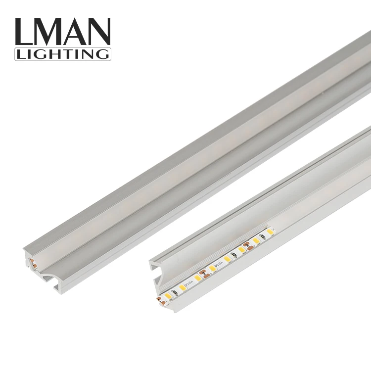 DC12V 24mm Aluminum Profile PC Cover Cabinet Furniture 3000K 6000K SMD LED Strip Light