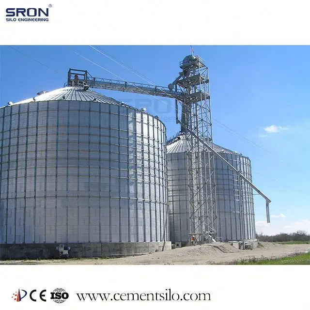 Бункер для хранения SRON Используется кукуруза с системой сушки зерна