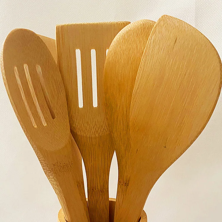 Cooking spatula for high-quality non-stick pans Unpainted long-handled spatula