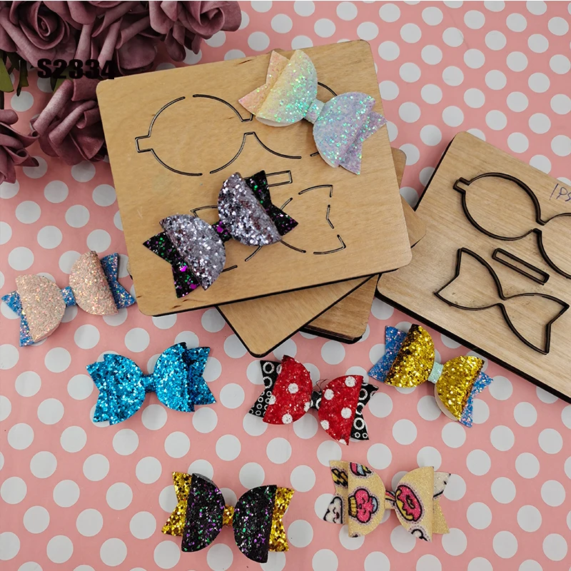 Bow-knot Leather Cutting Die Bow tie Steel Rule Die  Cutting Mold for DIY Decoration Leather Punch-bowknot leather crafts