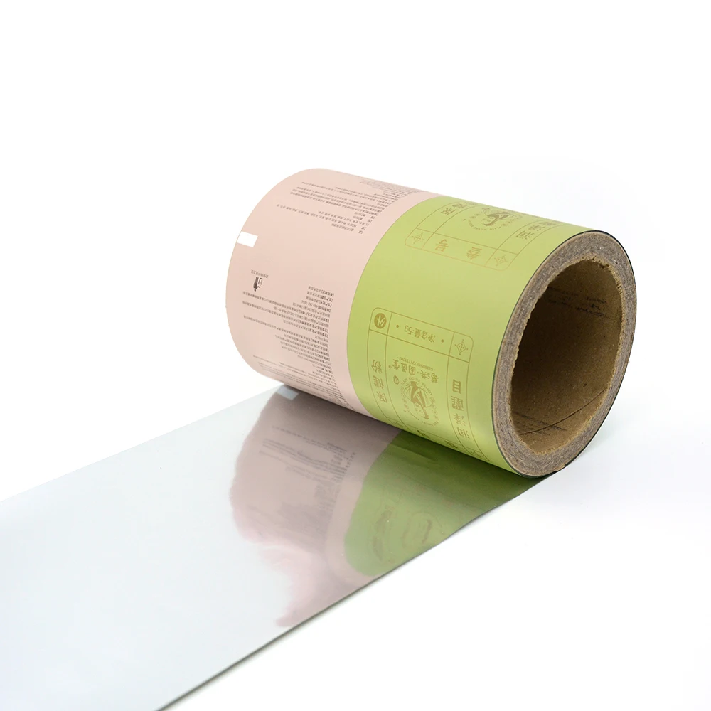 Food Snack Packaging Plastic Roll Film Custom Printed Food Packaging Laminated Roll Film Plastic Packaging Rolls