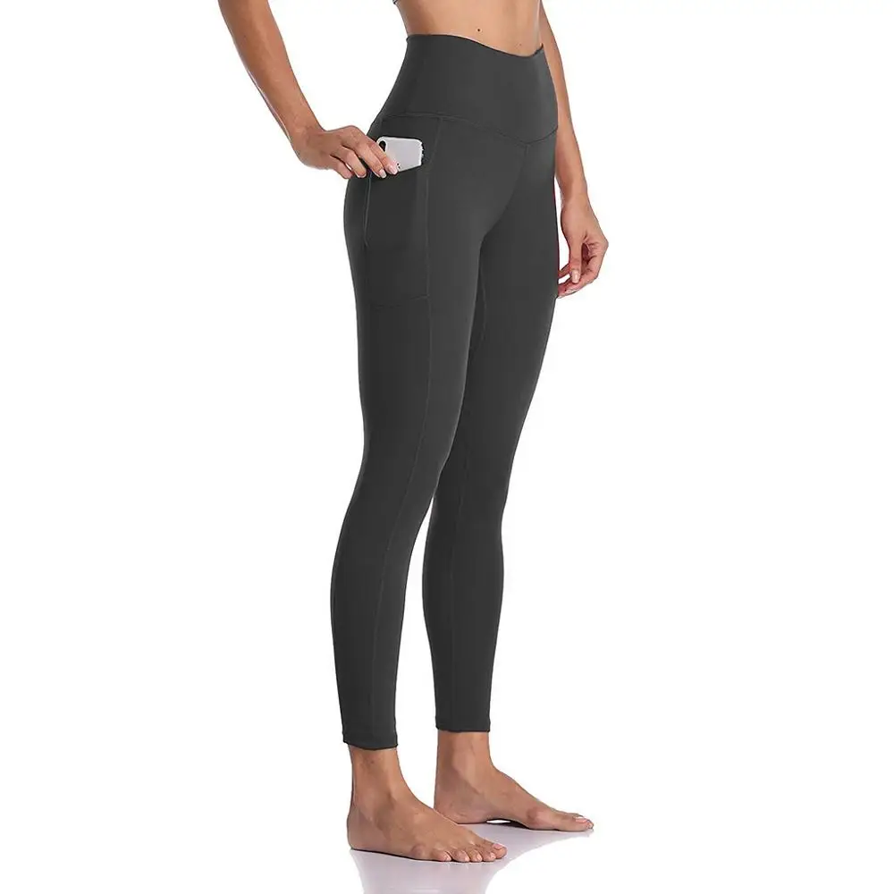 Push Up Women Gym Fitness Sets Clothing Women High Waist Workout Yoga Leggings with Pockets Patchwork Leggins Pants