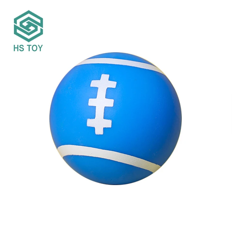 HS TOY Baby Bath Pvc BB Sound Vinyl Toy Custom Manufactures Mini Sport Rubber Ball For Kids