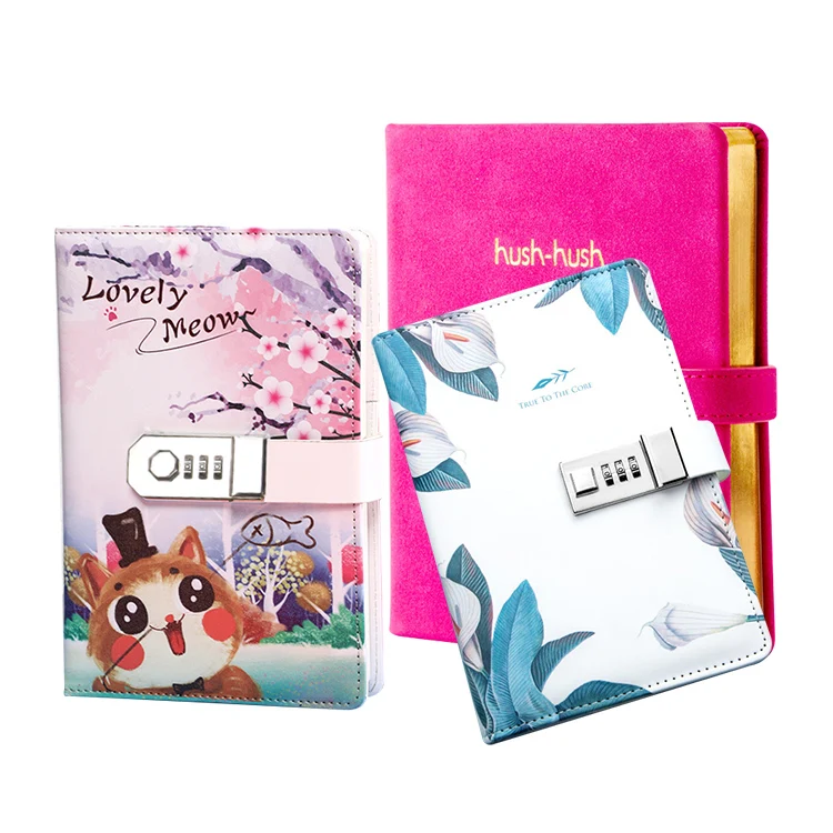 
Luxury Planner 2021 Large Notebook With Lock And Key For Gift 