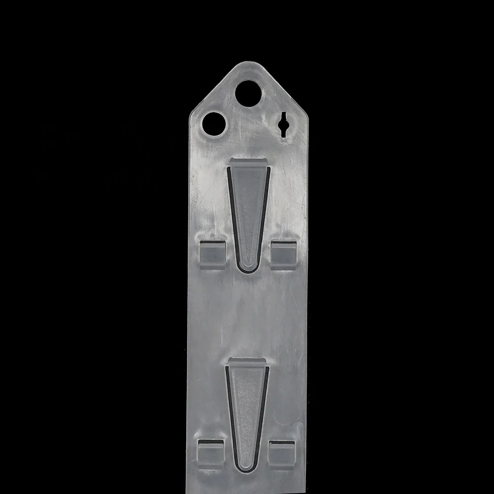 retial plastic hanging display clip strips for supermarket hang strip clip for retail PP supermarket