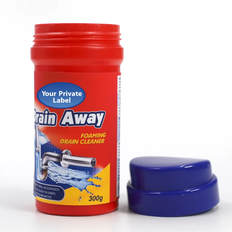 Custom Brand Drain Away Powder Stop Pipe Blocking Odor Remove