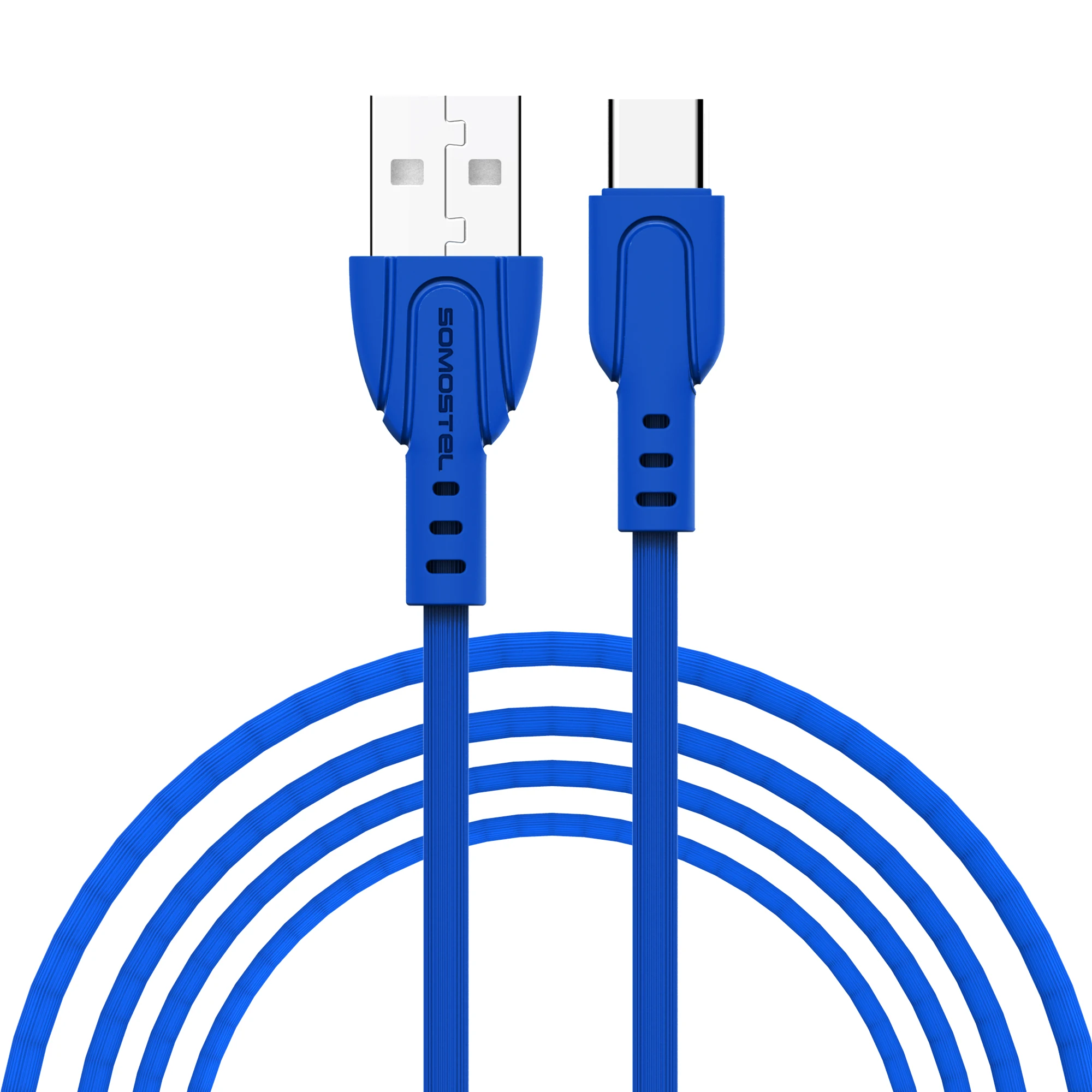Factory Price 2.1A Mobile USB Cable Durable PVC Fast Charging USB to Type C Micro V8 IPH Port Charge Cable
