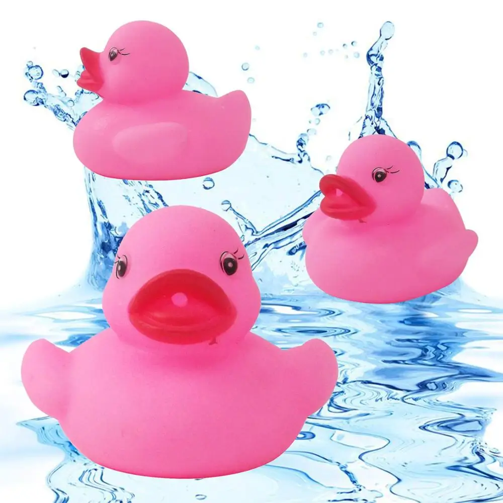 Classic Rubber Duck Bath Toys - Float and Squirt Duckies for Baby Shower