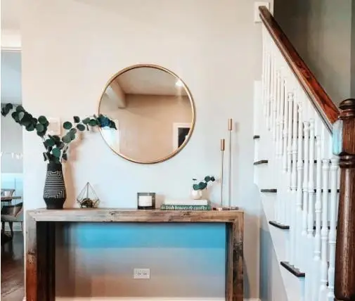 Wholesales Luxury Design Wall Mounted Circular Round Decorative Metal -24' GOLD Wall Mirror