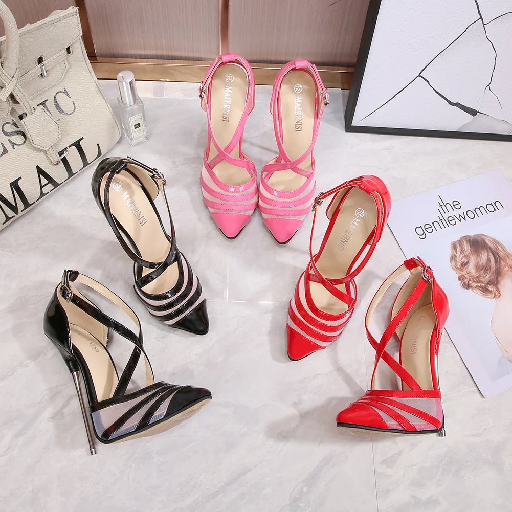 Large size 44 45 46 women sexy heels 16cm extreme high women sexy heels