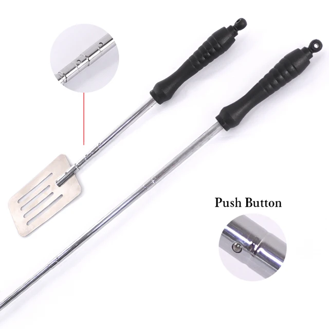 Wholesale Light Weight Stainless Steel Telescopic Spatula For BBQ