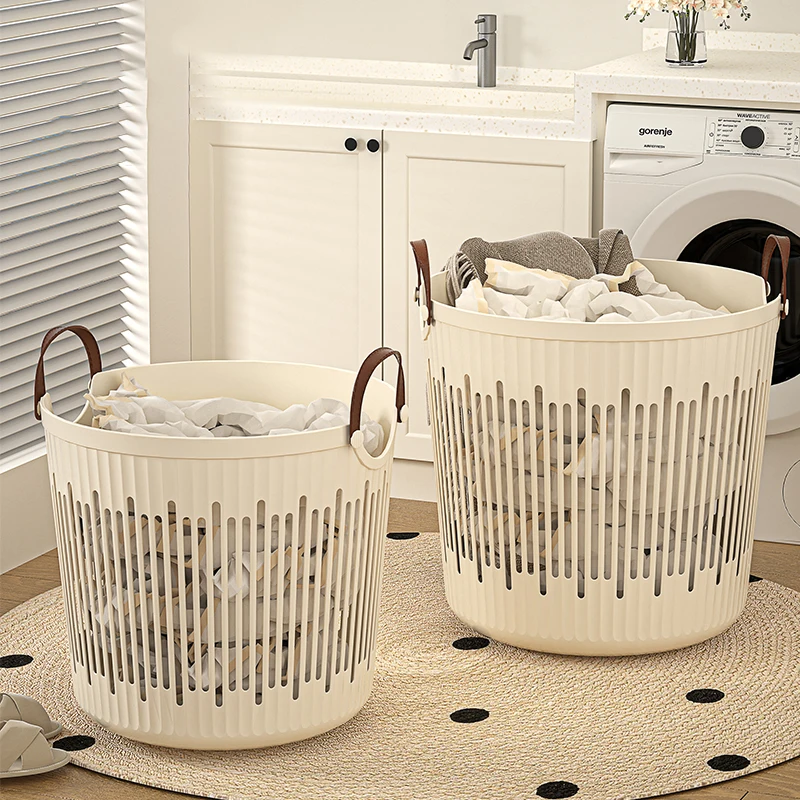 Rmier modern style dirty clothes basket household storage basket bathroom for changing laundry toy doll storage bucket