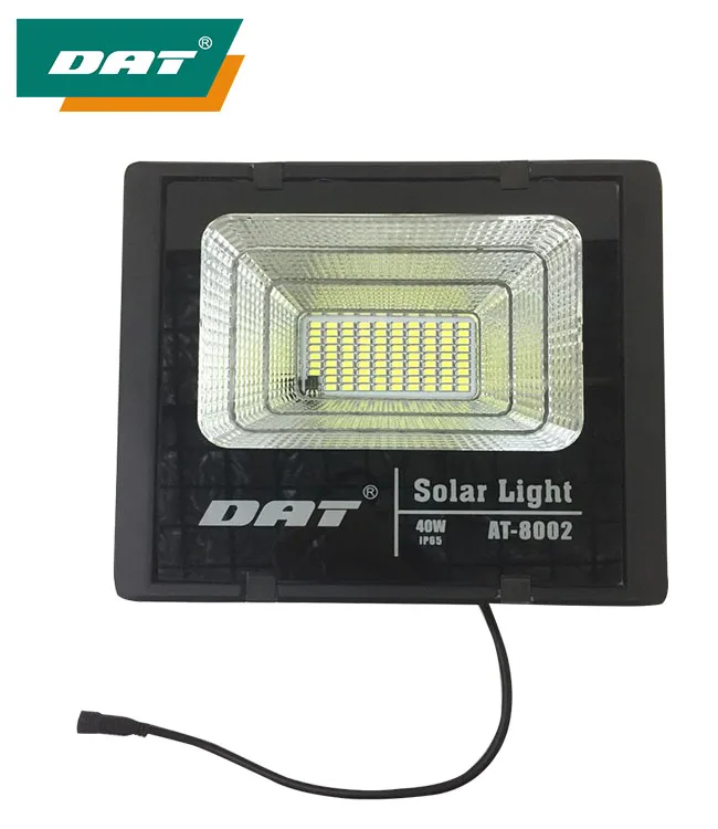 AT-8002  DAT Automatic Outdoor solar flood light with remote control led flood light with solar