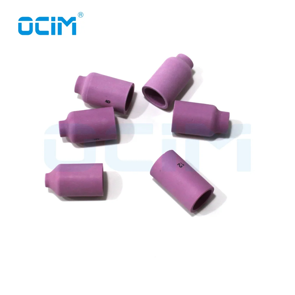  Комплект сварочных горелок 54N14 54N15 54N16 54N17 54N18 54N19 TIG с алюминиевой керамической газовой линзой для WP17 18