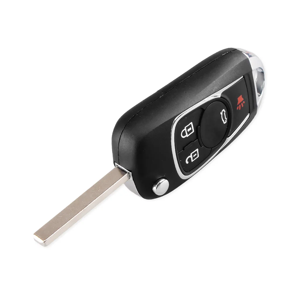 KEYYOU 4 Buttons Folding Flid Remote Car Key Shell Case For Chevrolet Camaro Cruze Sonic 2012-2013 Spark 2013 Equinox 2010-2013