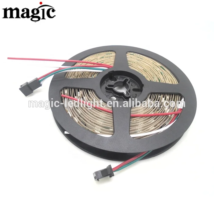 Светодиодная лента WS2811 IP20 IP65 IP67 IP68 60 светодиодов на метр адресная 300 RGB Epistar 24 в 12 В