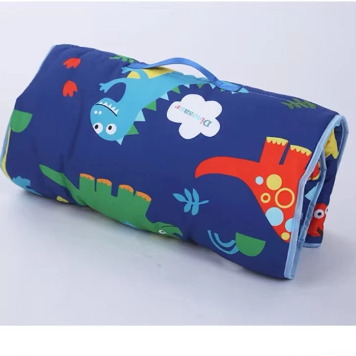 soft baby nap mat for toddlers with pillow