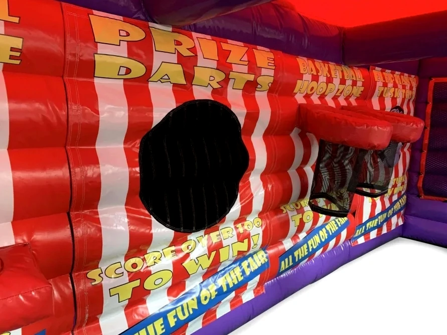 Carnival 4 in 1 Interactive Games Air Juggler/Prize Dart /Basketball Inflatable Sport Games