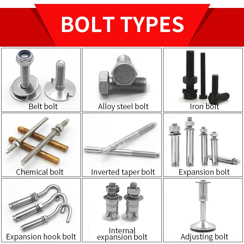 Custom expansion bolts for wood Duplex Steel 2205 2507 S32760 expansion bolt 8mm m10