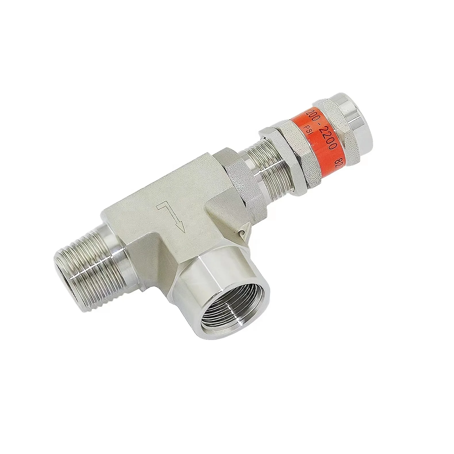 HI-TEK  Stainless Steel 316 Npt Male Female Thread  Proportional Relief Valves