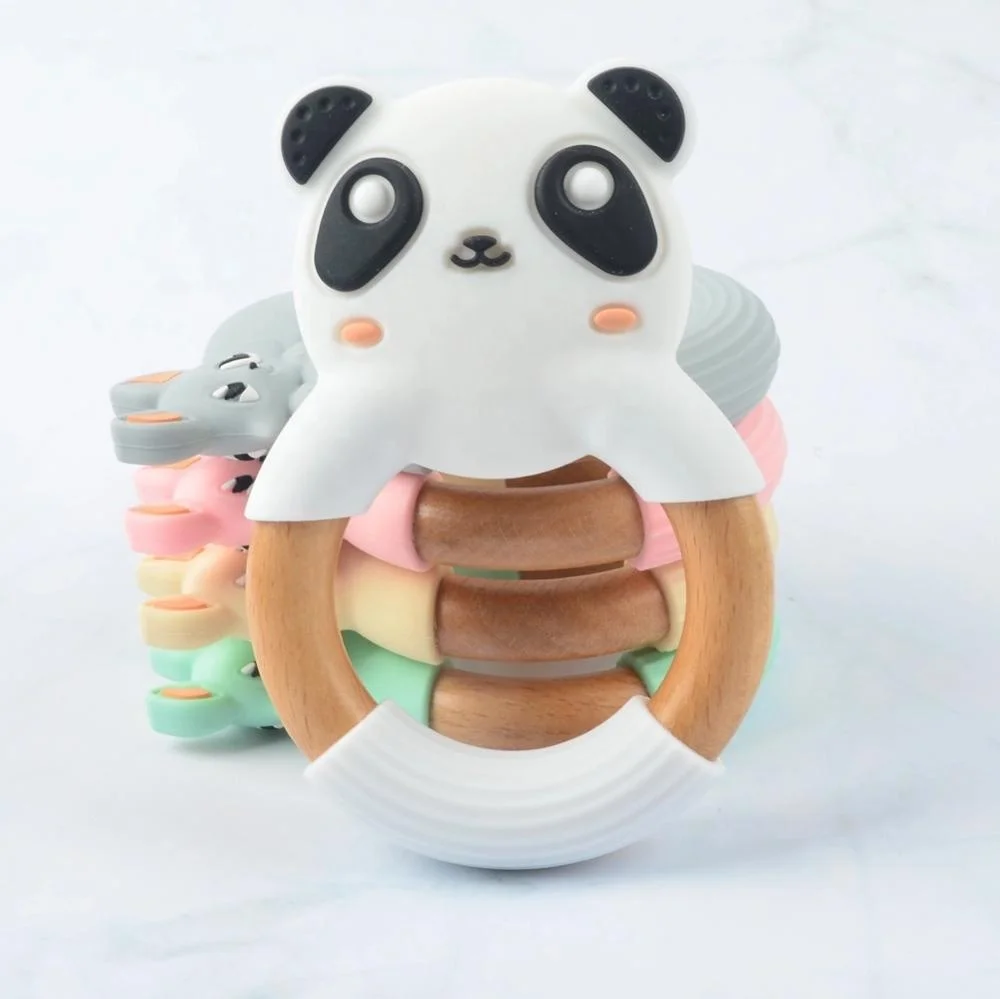 Baby Silicone teether for babies Toys Silicone beads baby teething