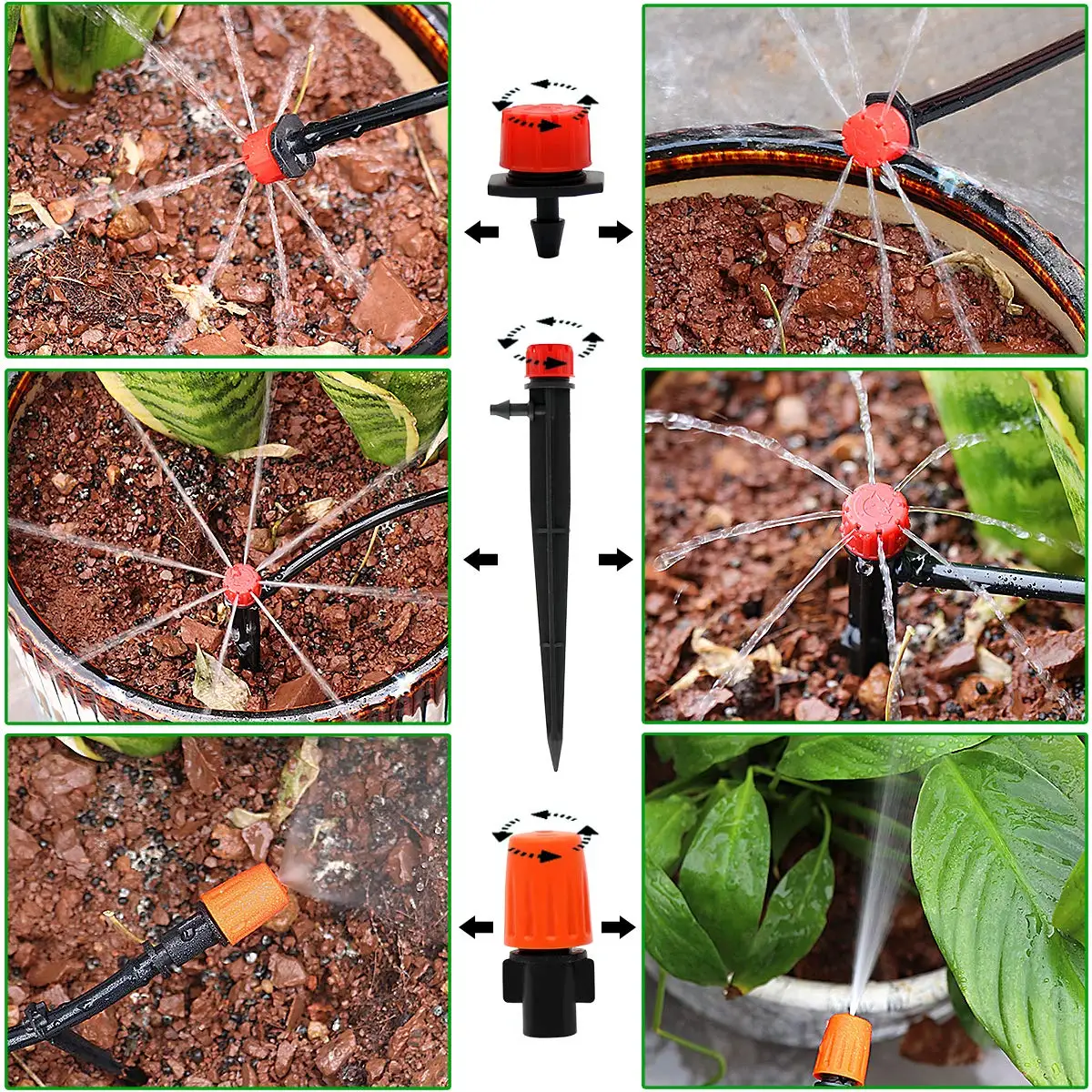 Custom Private Label Automatic Irrigation System DIY Hose Drip Irrigation for Farm and Green House