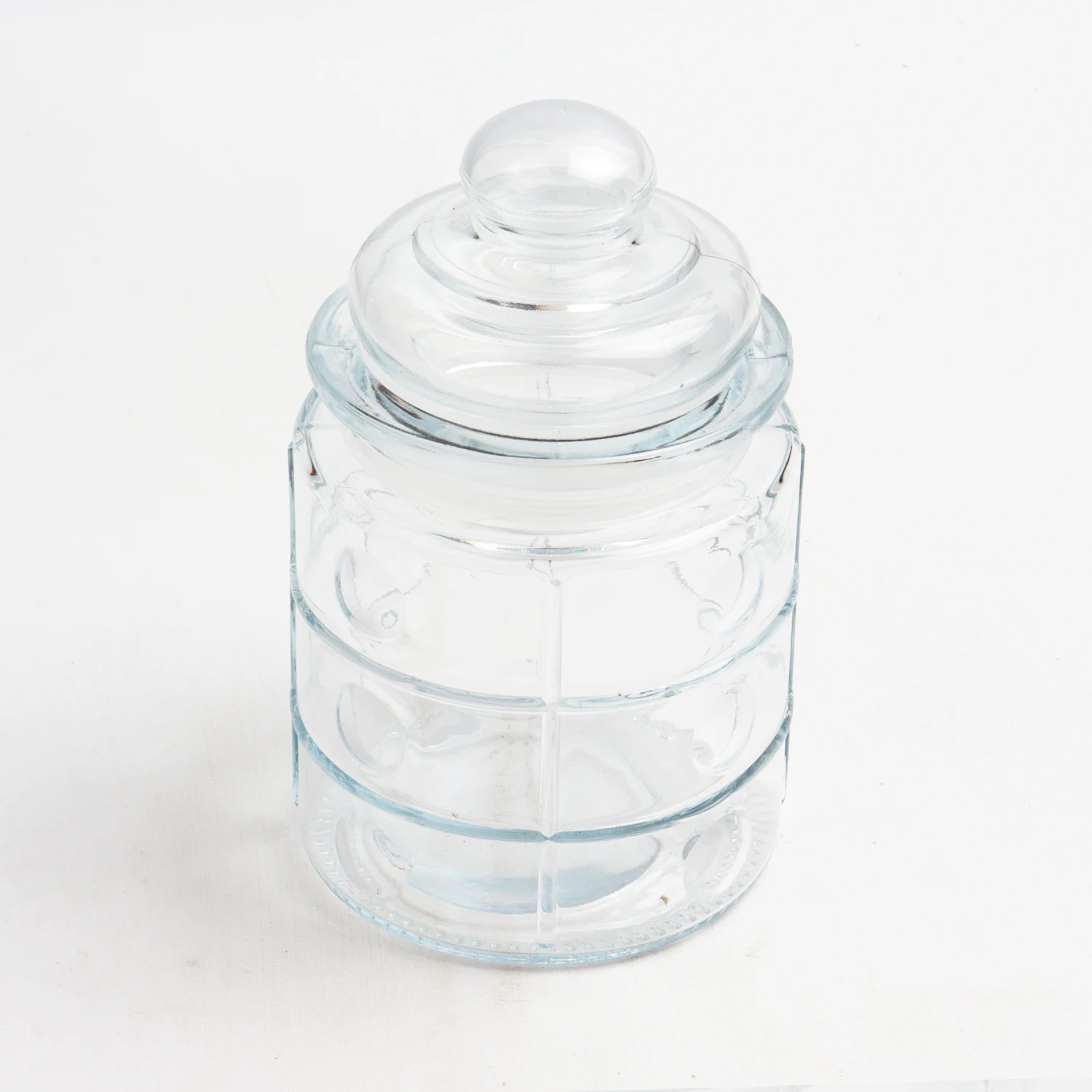 280ml airtight glass spice nuts food storage jars glass seal pot with glass lid