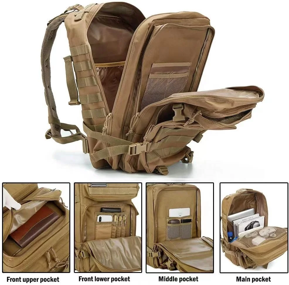 Outdoor Hiking Backpack New Design Mountaineering Hiking Backpack Climbing Bags Camping Tactical Backpack