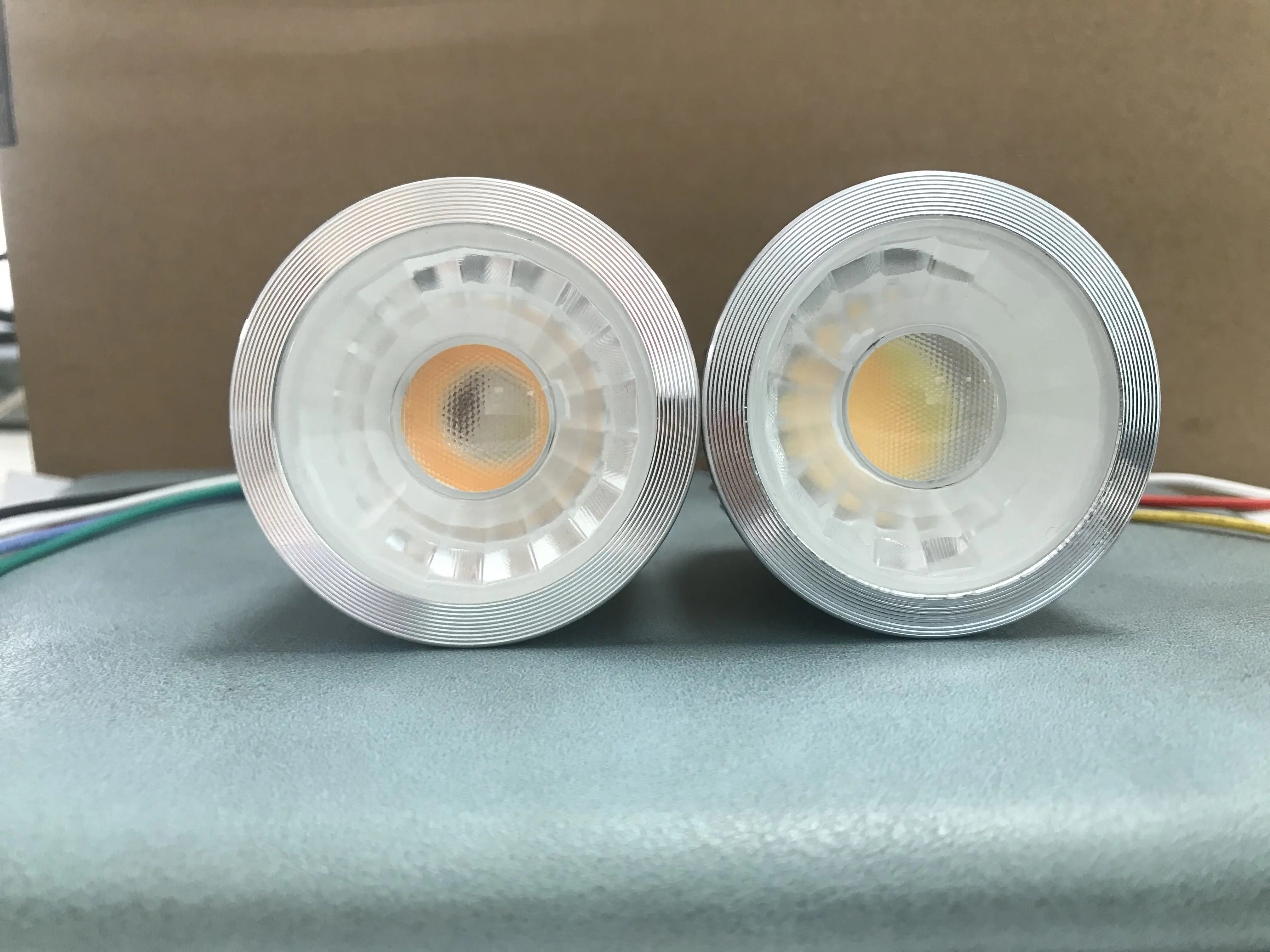 Low voltage RGB+CCT 5 in 1 8w mr16 Module RGBW CRI95 dali knx PWM LOXONE Dimmable cob 24v led spot light