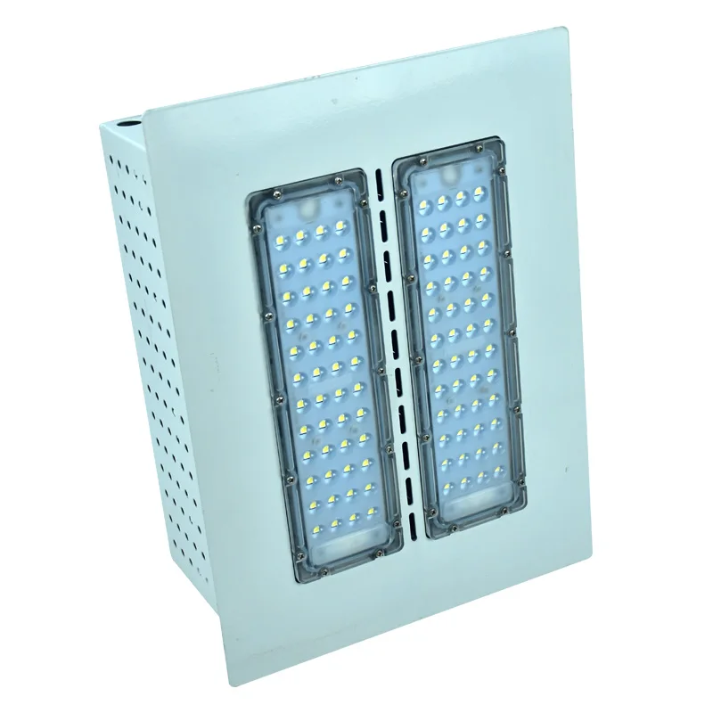  Ip65 на открытом воздухе водонепроницаемые квадратной формы 100W Led-освещение для заправок навес Уличные светильники светодиодные лампы навесного типа газозаправочной