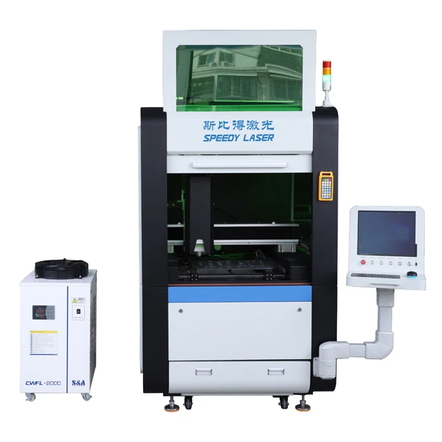 Speedy Laser Small size 600*600mm 1000W 1500W 2000W Cutting Fiber Laser Cutting Machine stainless steel brass silver cutting